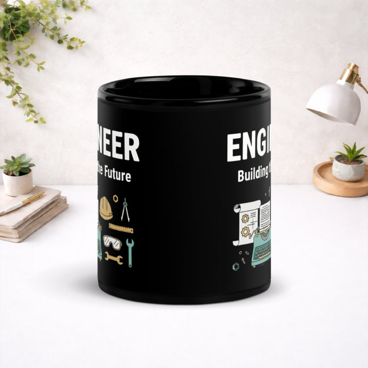 Engineer - Black Glossy Mug