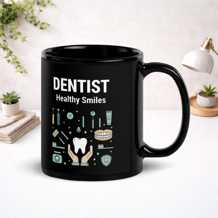 Dentist - Black Glossy Mug