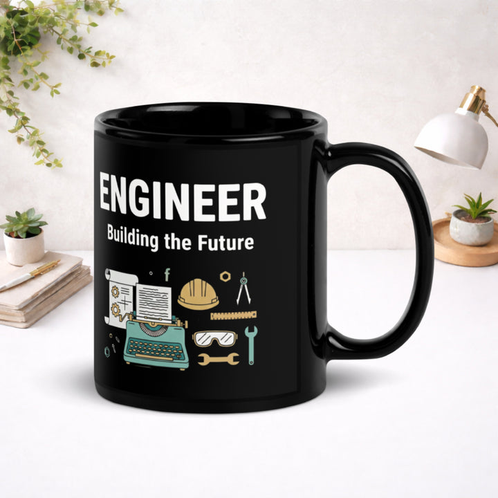 Engineer - Black Glossy Mug