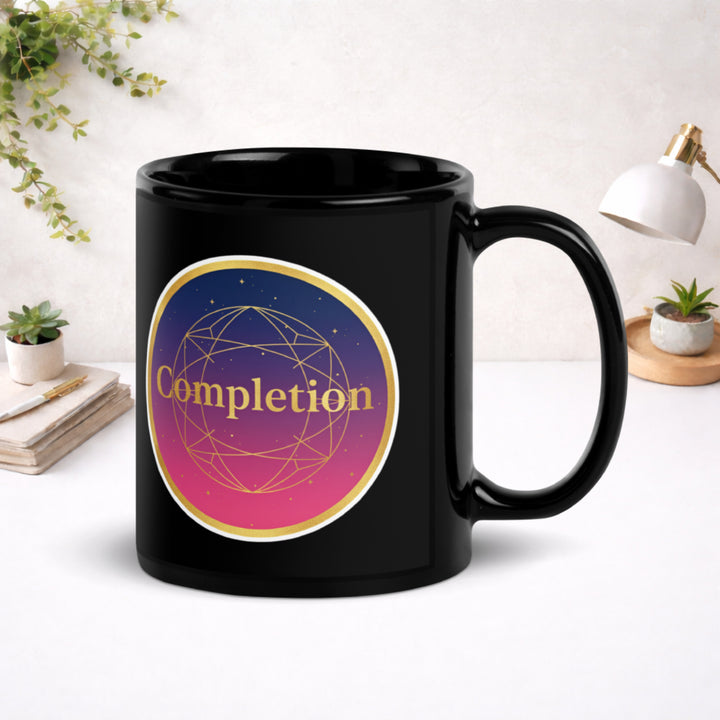 Circle Complete - Black Glossy Mug