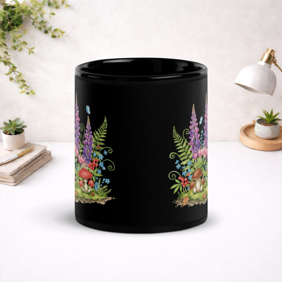A Soft Conspiracy of Color - Black Glossy Mug