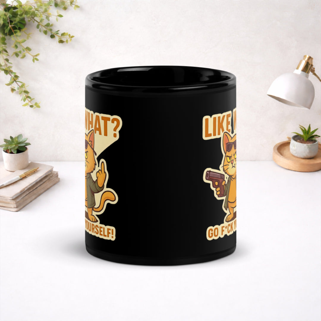 Attitude Fully Charged - Black Glossy Mug