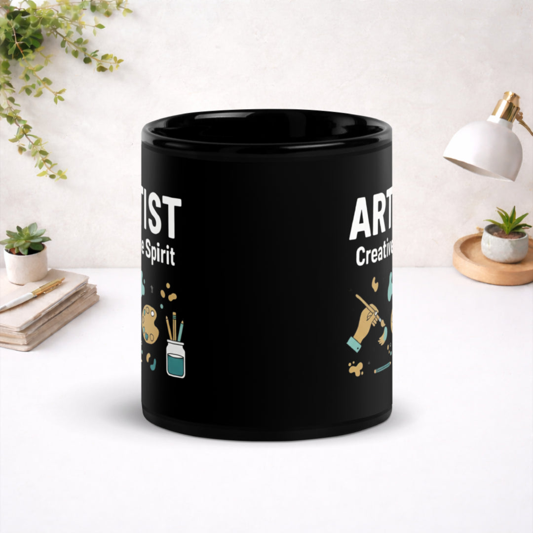 Artist - Black Glossy Mug