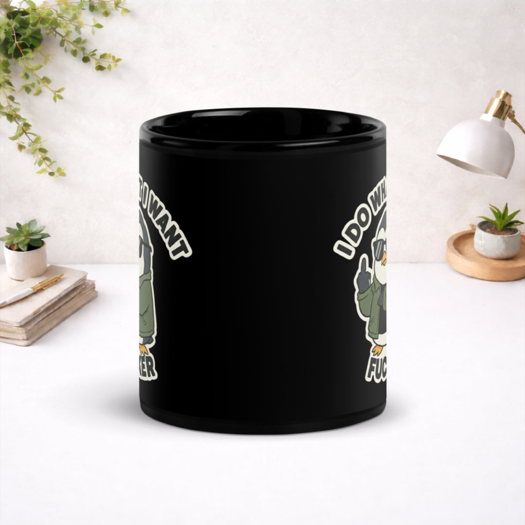 Arctic Don’t-Care - Black Glossy Mug
