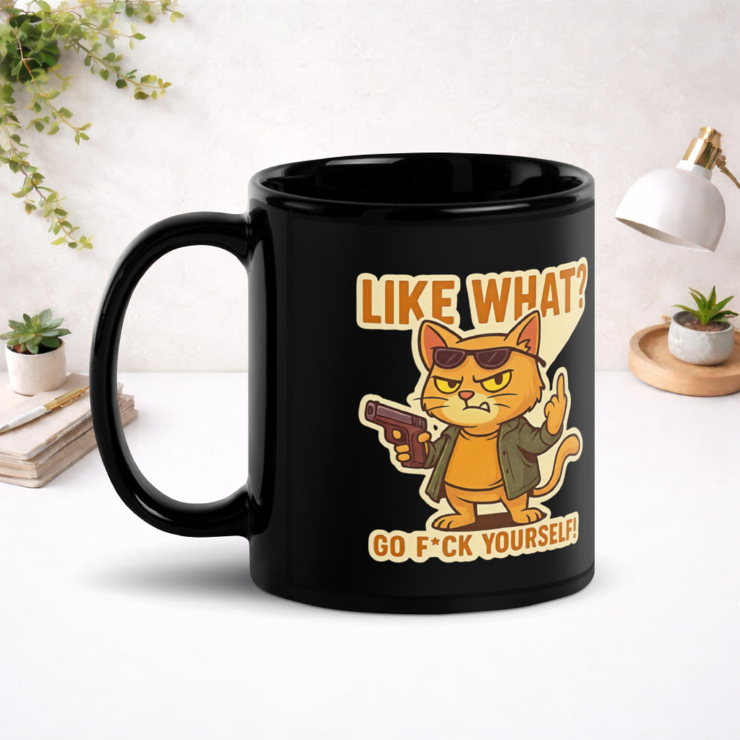 Attitude Fully Charged - Black Glossy Mug