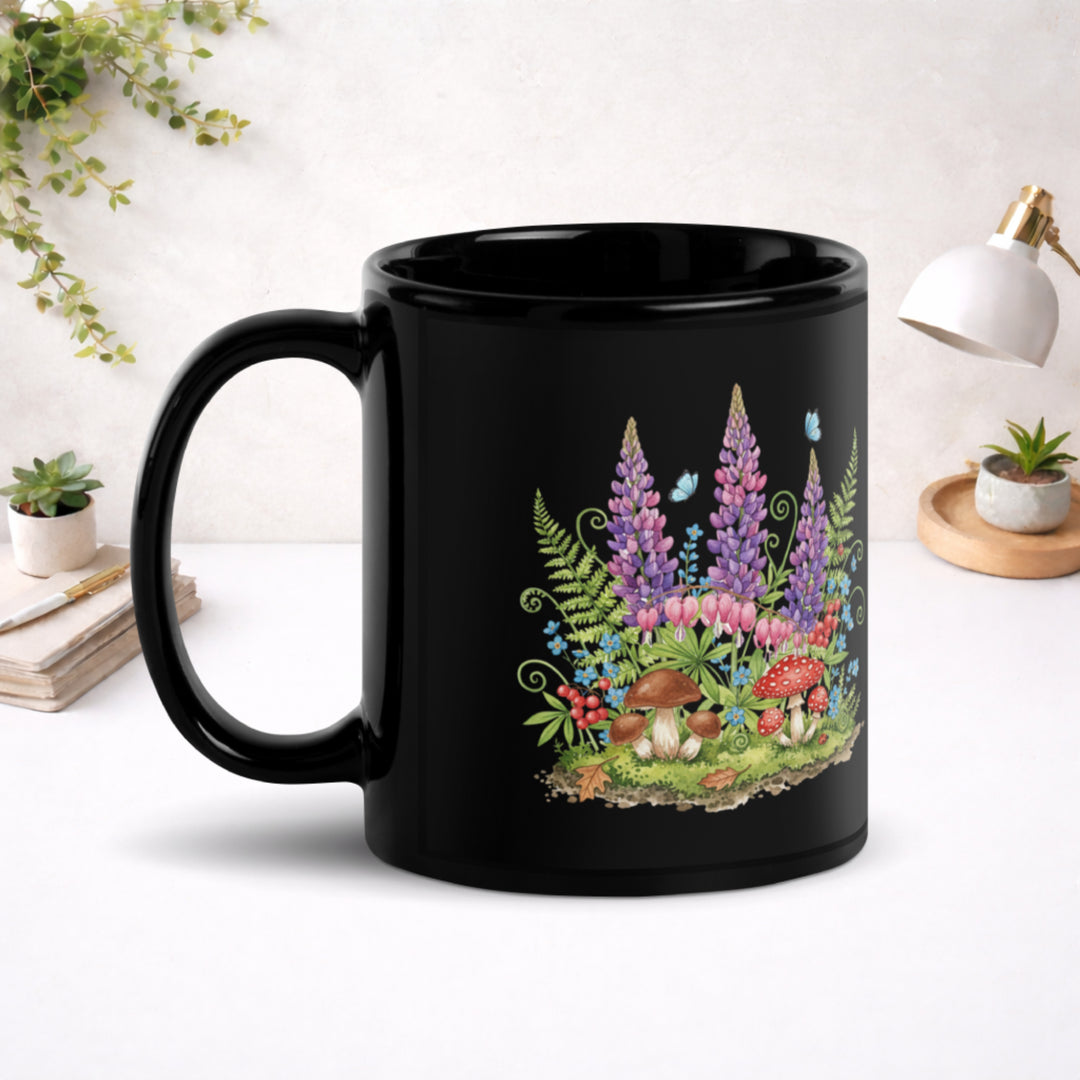 A Soft Conspiracy of Color - Black Glossy Mug