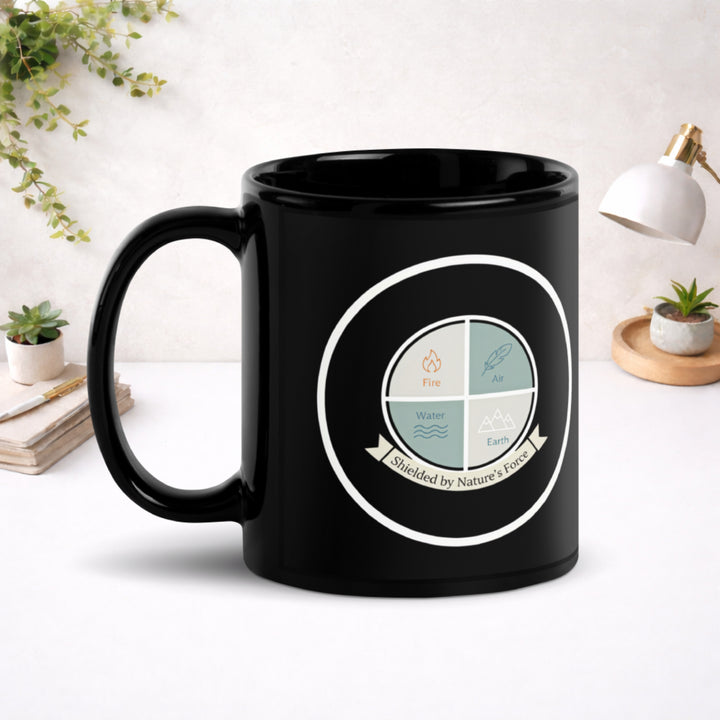 Circle of the Four - Black Glossy Mug