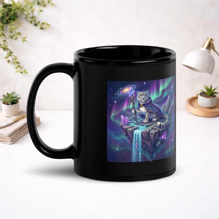 Crystal Mage of the High Skies - Black Glossy Mug