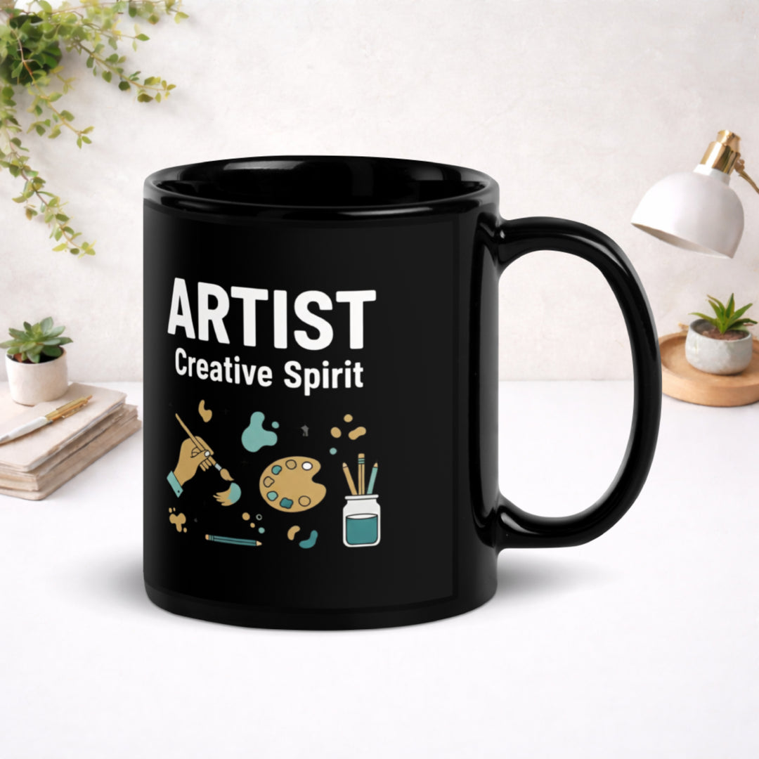 Artist - Black Glossy Mug