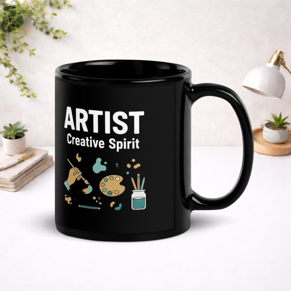 Artist - Black Glossy Mug