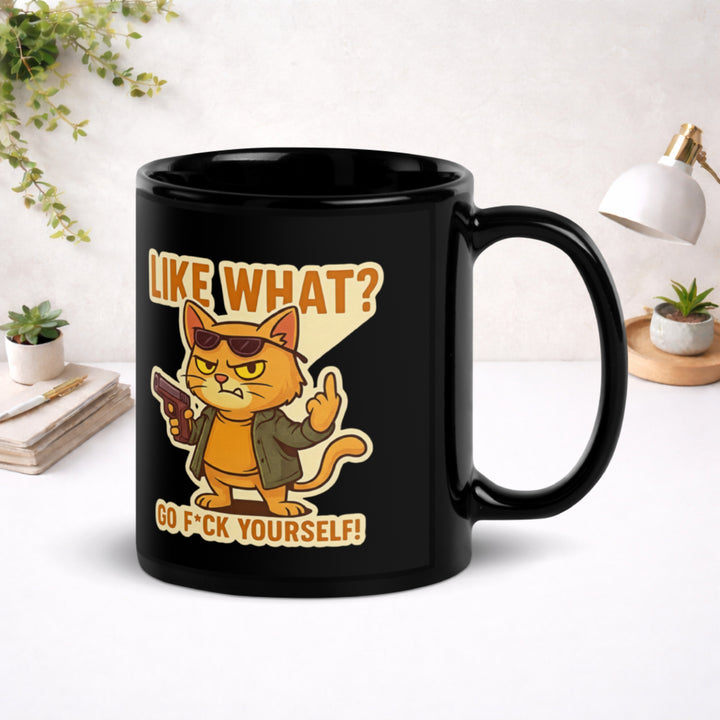 Attitude Fully Charged - Black Glossy Mug