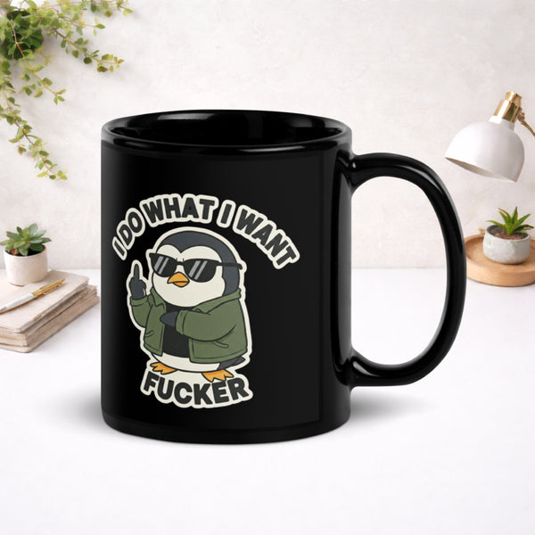 Arctic Don’t-Care - Black Glossy Mug