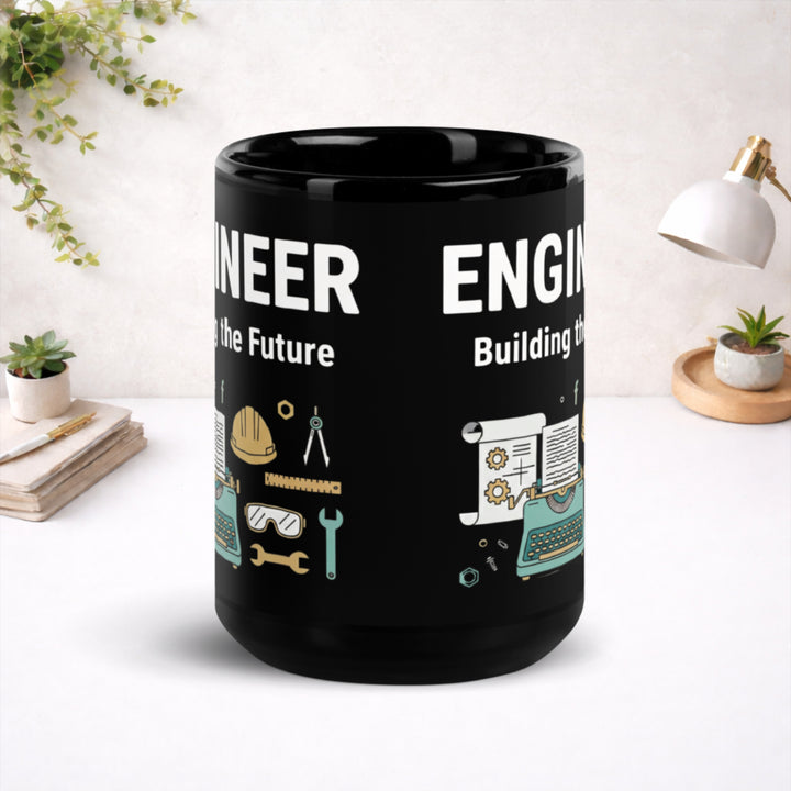 Engineer - Black Glossy Mug