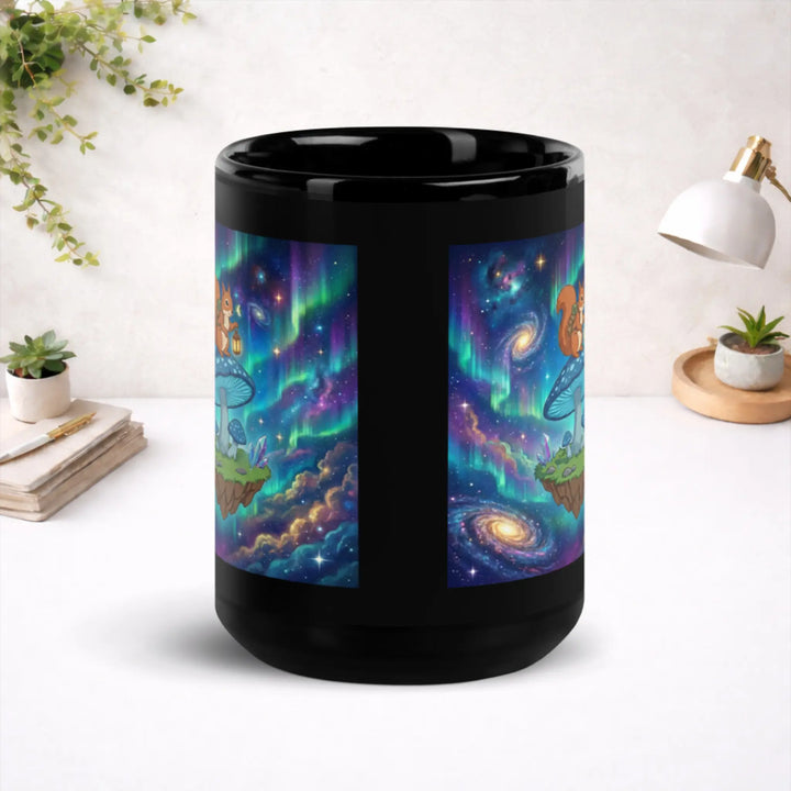 Aurora Pathfinder - Black Glossy Mug