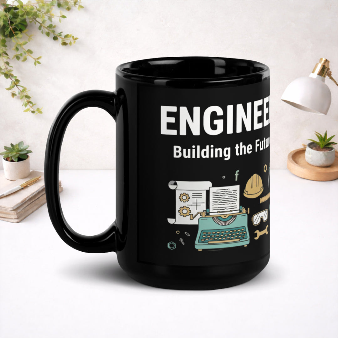 Engineer - Black Glossy Mug