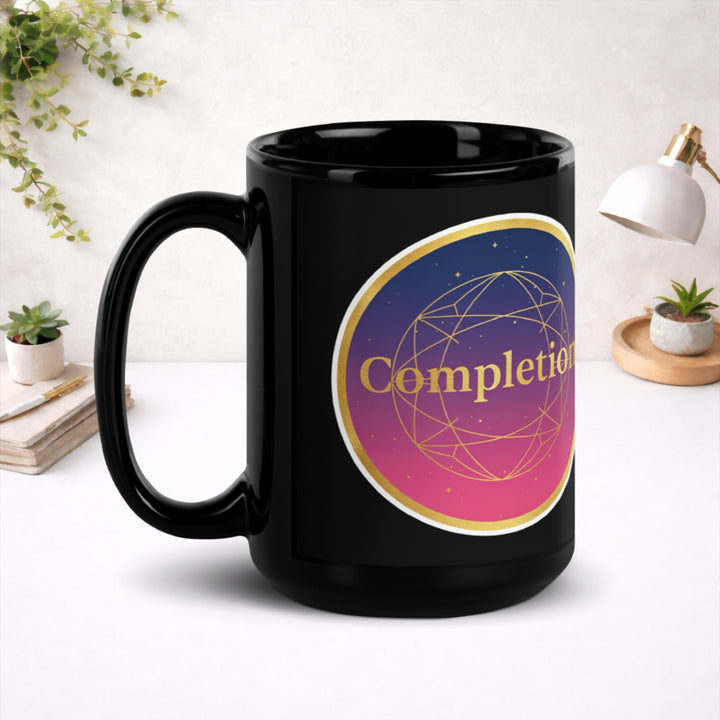 Circle Complete - Black Glossy Mug