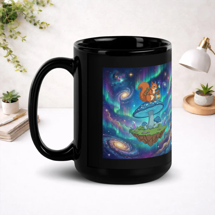 Aurora Pathfinder - Black Glossy Mug
