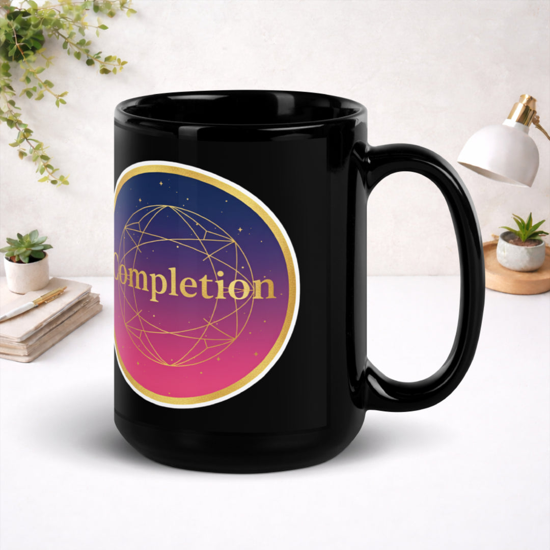 Circle Complete - Black Glossy Mug
