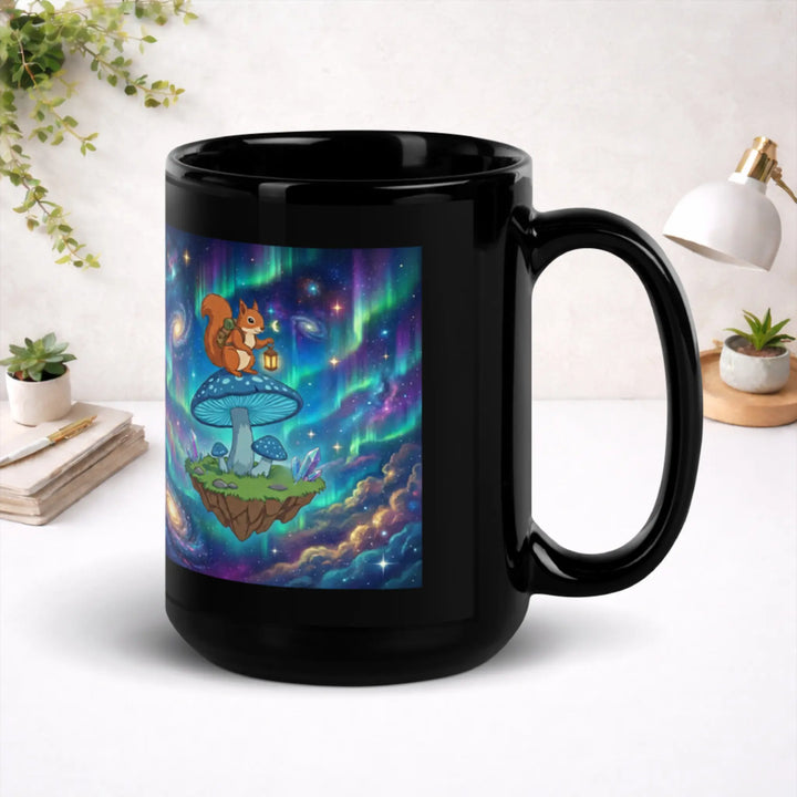 Aurora Pathfinder - Black Glossy Mug