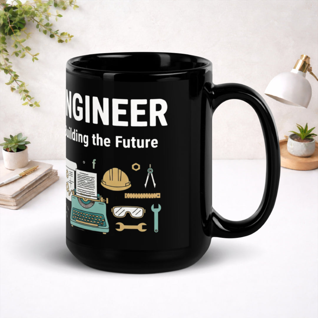 Engineer - Black Glossy Mug