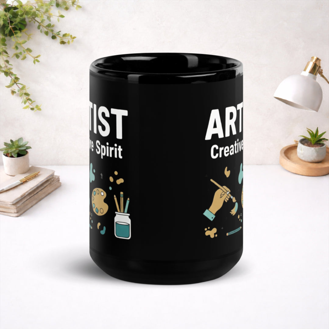 Artist - Black Glossy Mug