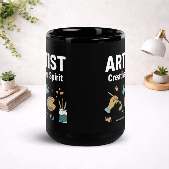 Artist - Black Glossy Mug
