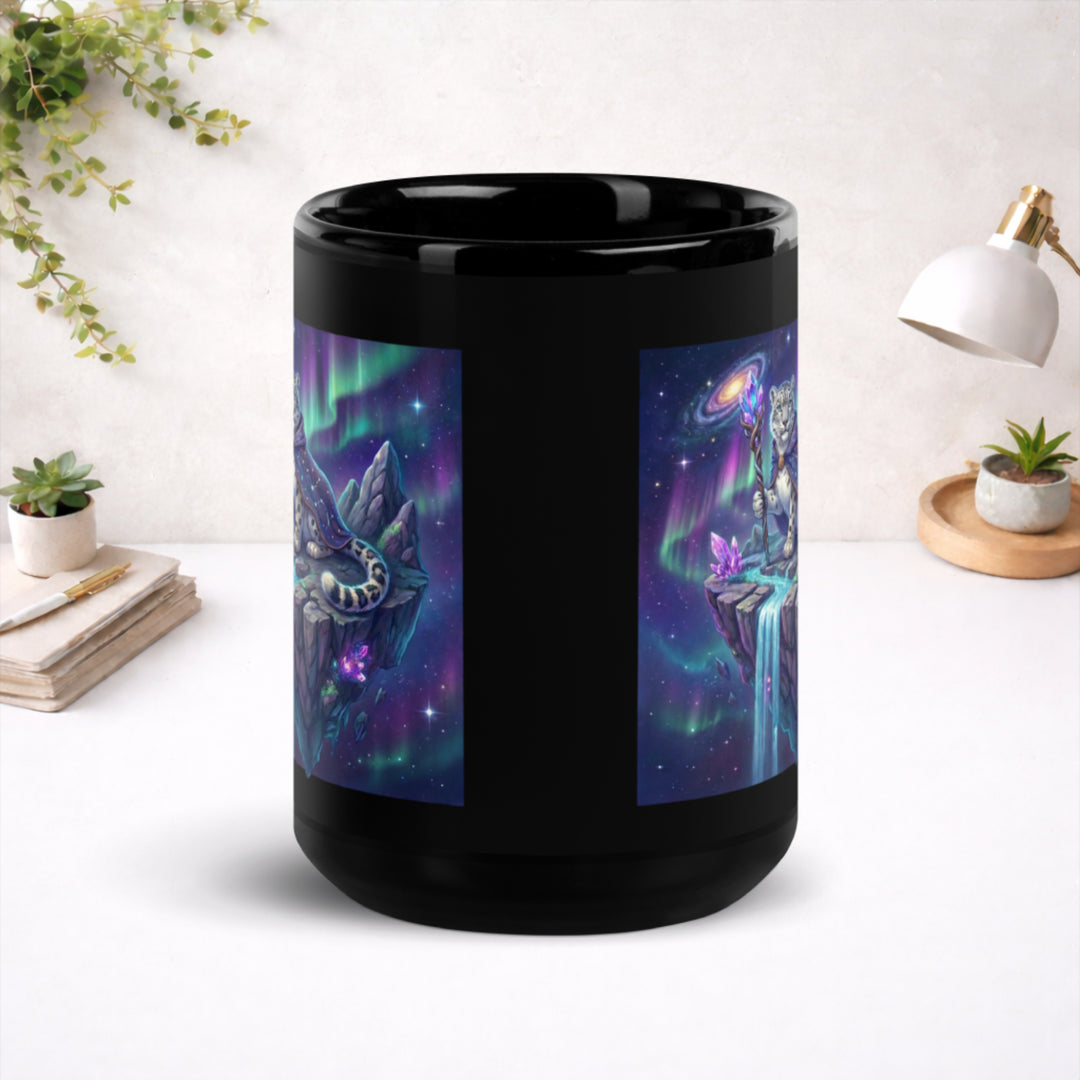 Crystal Mage of the High Skies - Black Glossy Mug