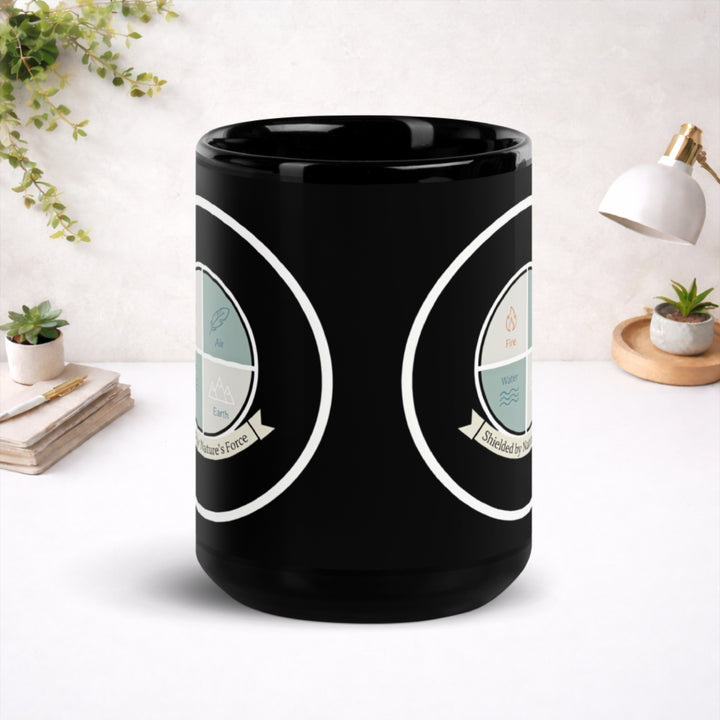 Circle of the Four - Black Glossy Mug