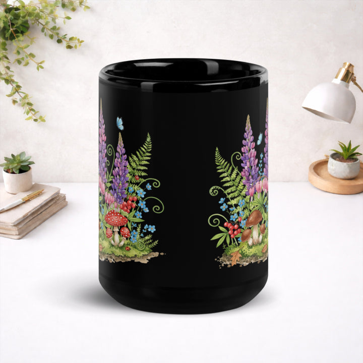 A Soft Conspiracy of Color - Black Glossy Mug