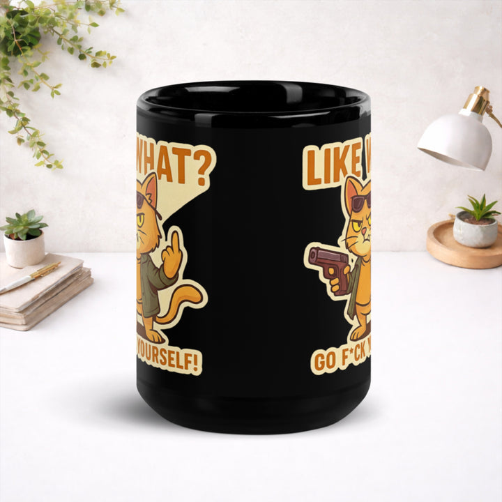 Attitude Fully Charged - Black Glossy Mug