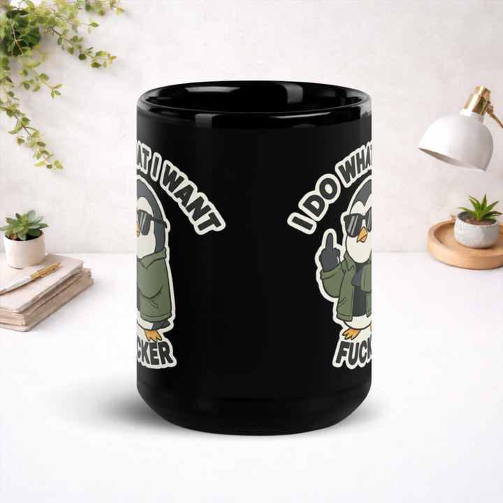 Arctic Don’t-Care - Black Glossy Mug
