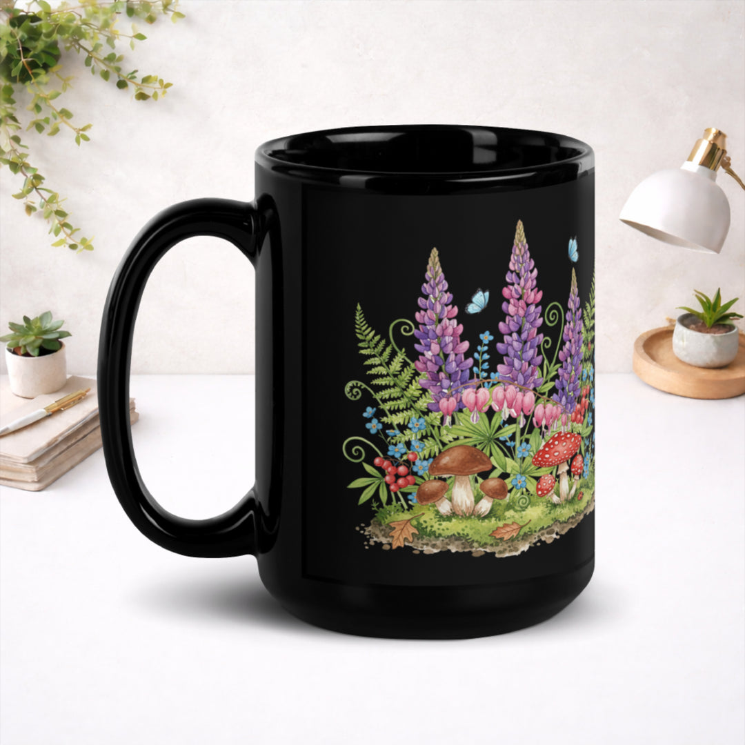 A Soft Conspiracy of Color - Black Glossy Mug