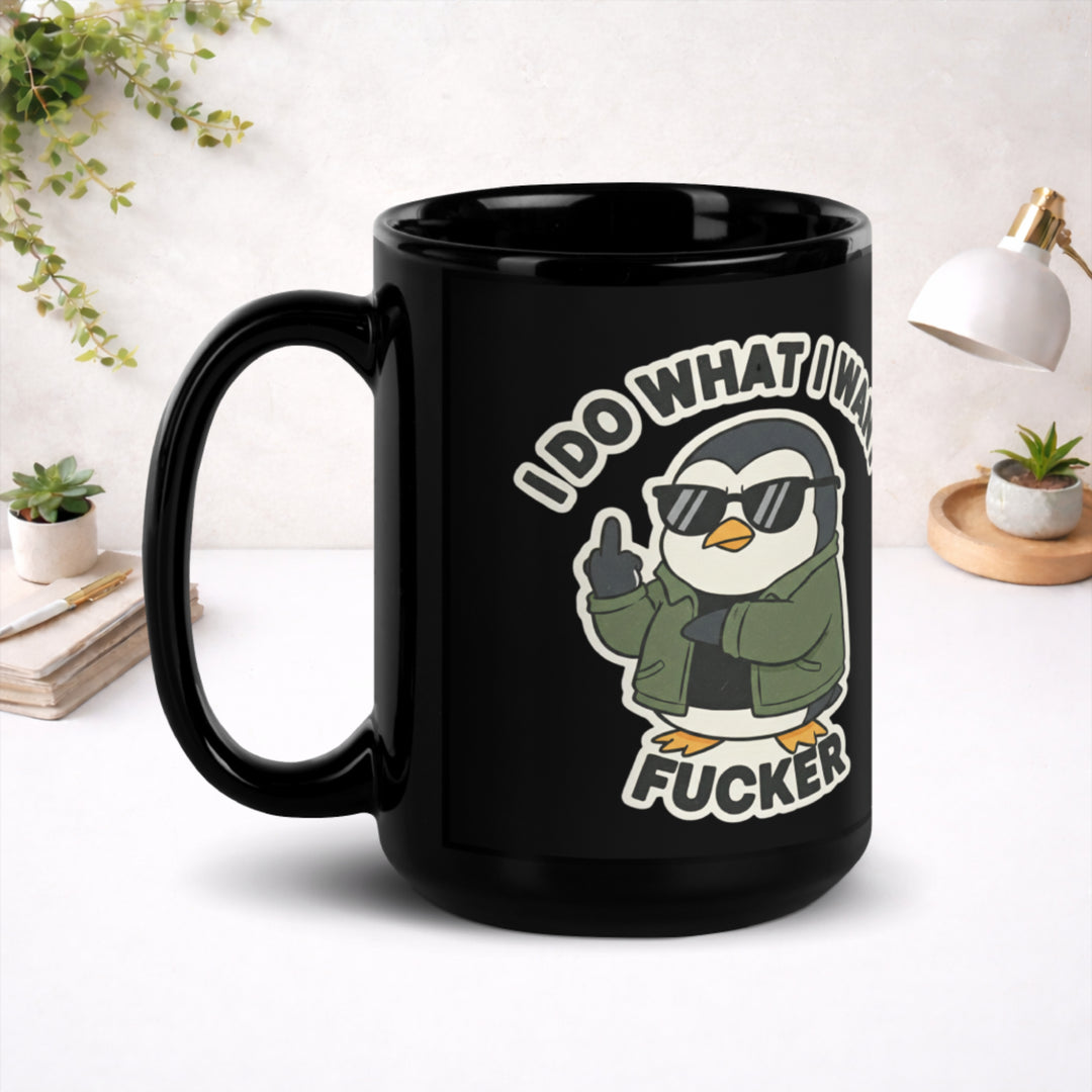 Arctic Don’t-Care - Black Glossy Mug