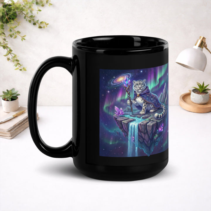 Crystal Mage of the High Skies - Black Glossy Mug