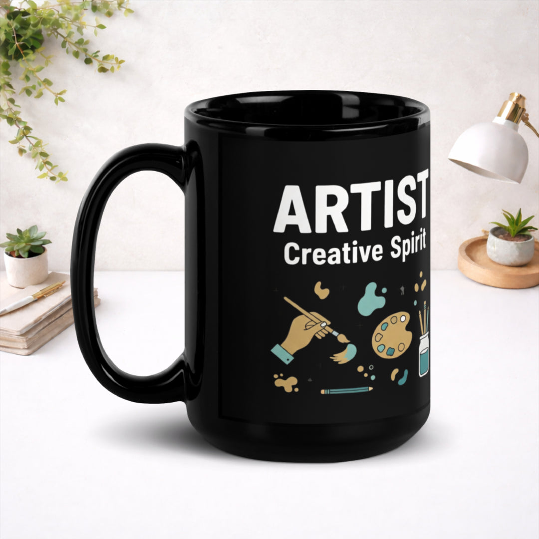 Artist - Black Glossy Mug
