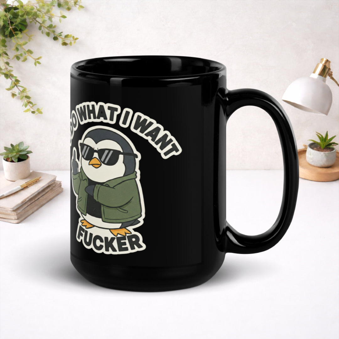 Arctic Don’t-Care - Black Glossy Mug