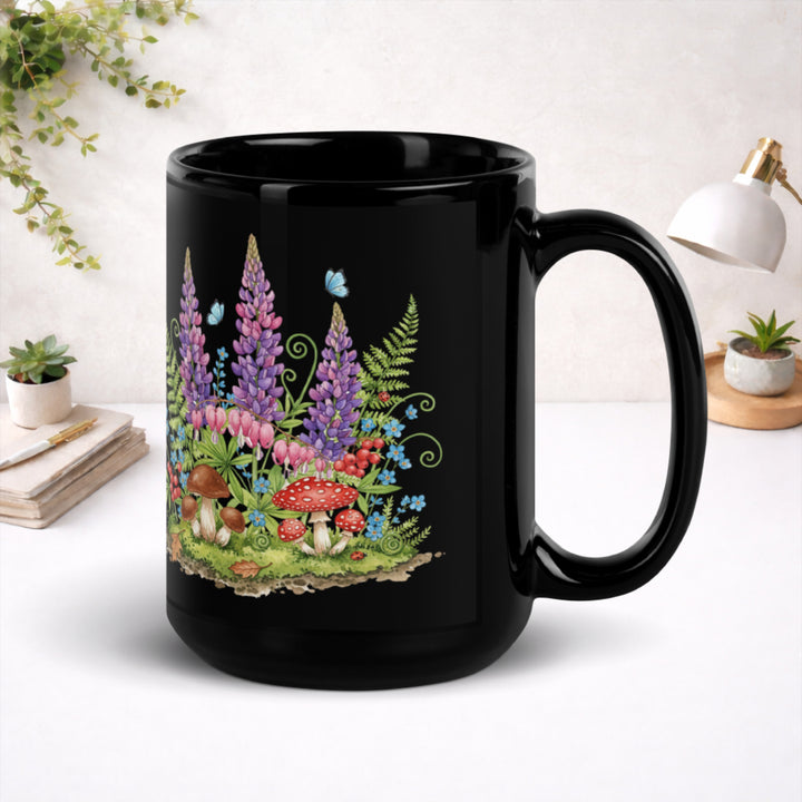 A Soft Conspiracy of Color - Black Glossy Mug