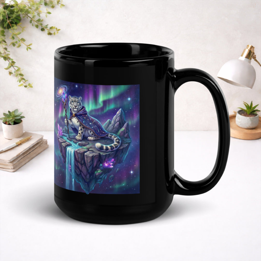 Crystal Mage of the High Skies - Black Glossy Mug