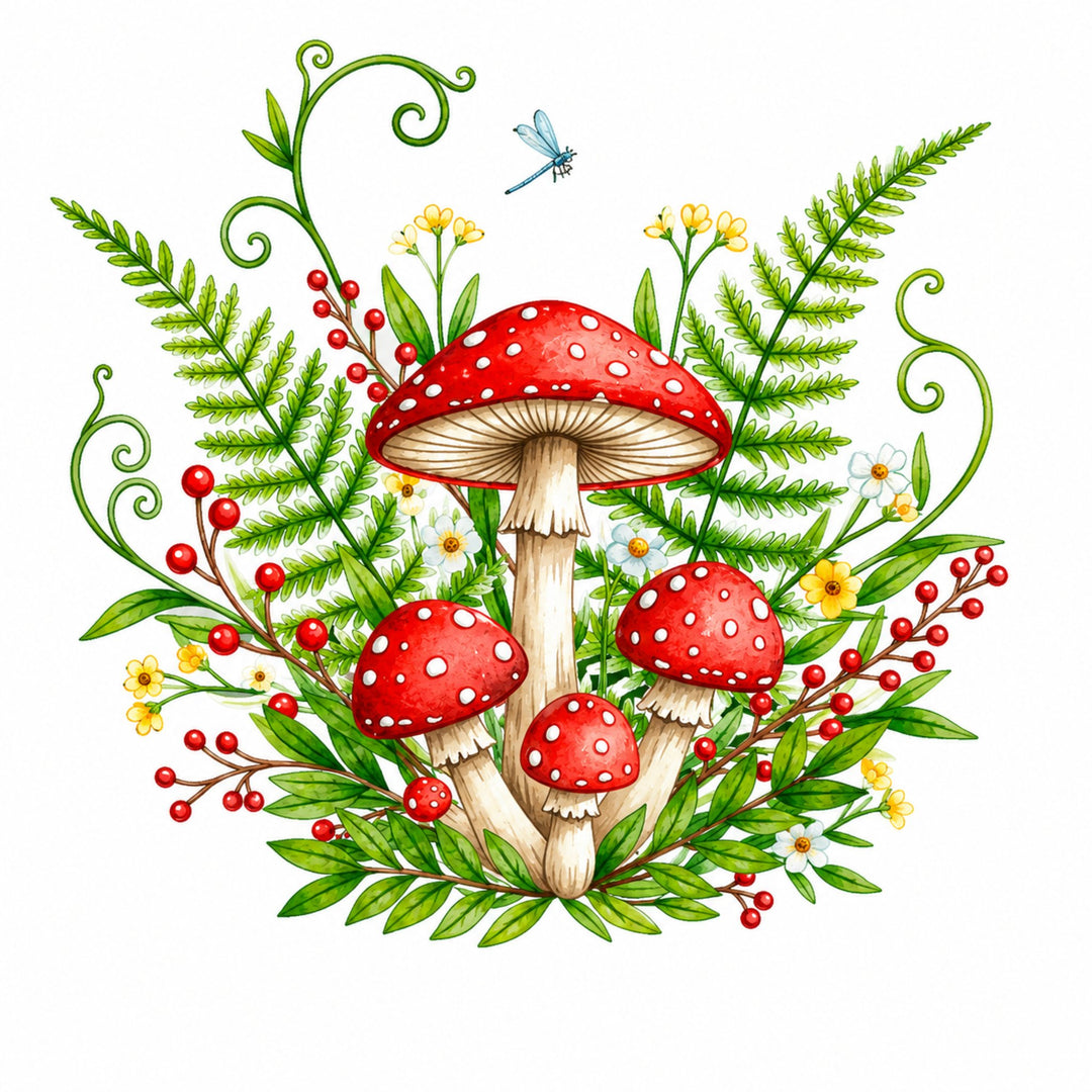 Beneath the Red Cap Canopy