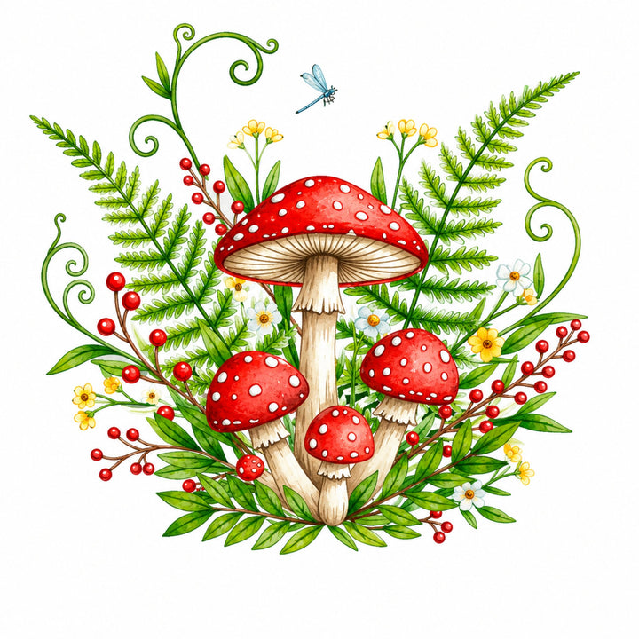 Beneath the Red Cap Canopy