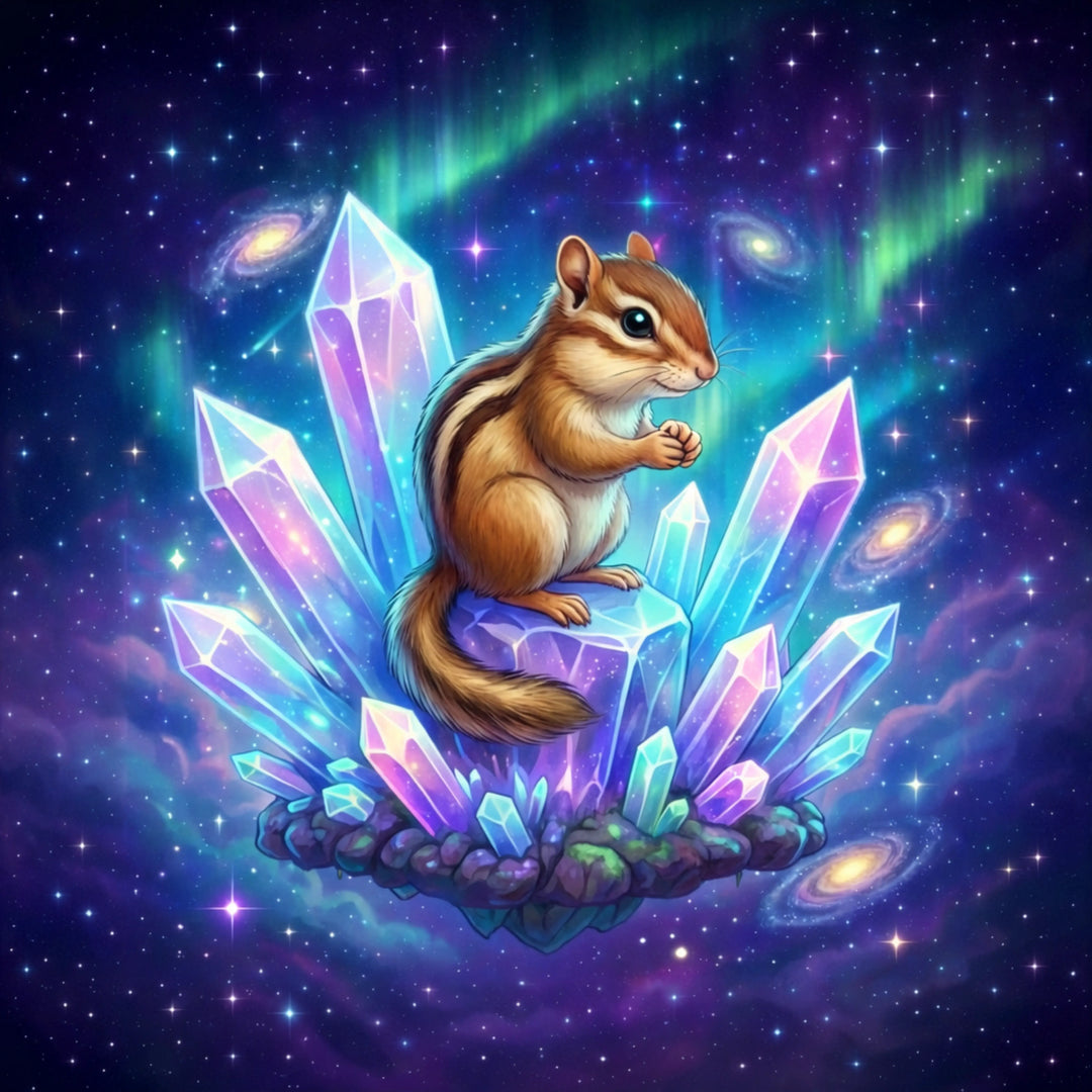 Crystal Grove Chipmunk - Black Glossy Mug